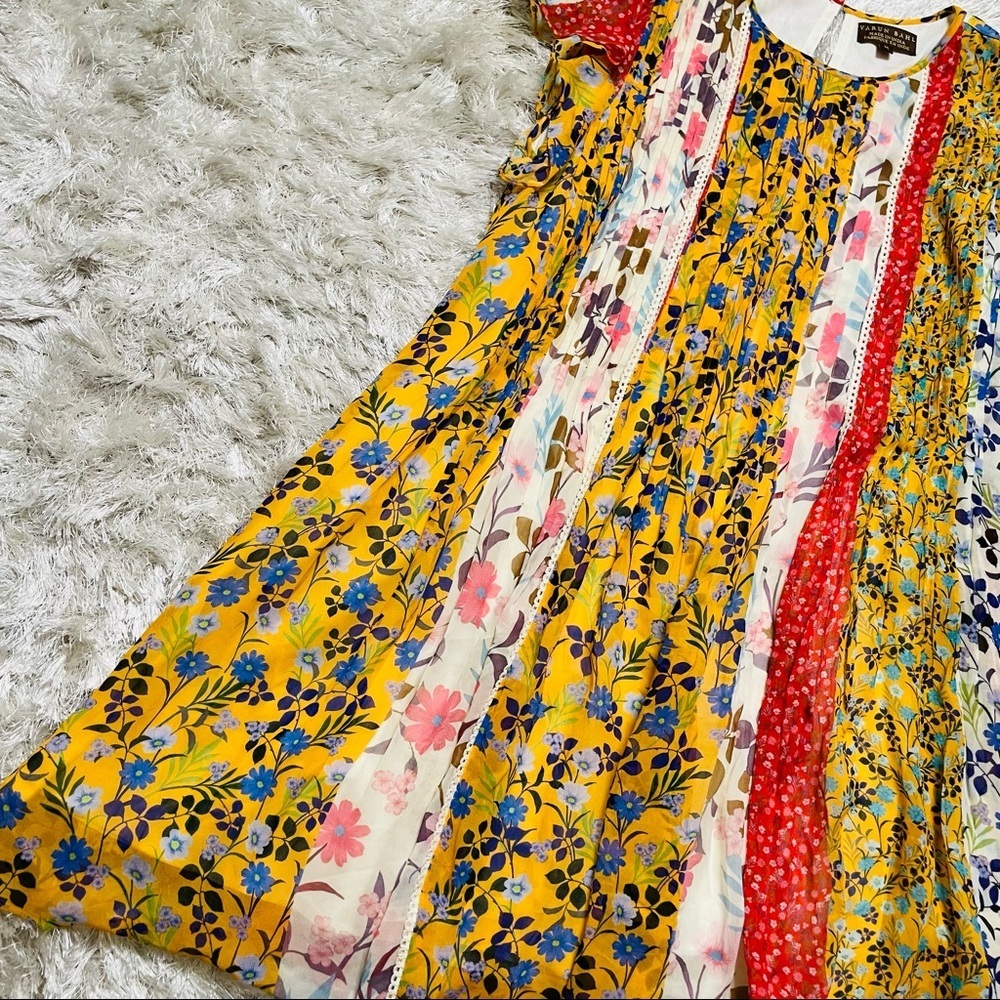 Varun Bahl Anthropologie Mix Print Dress - Picture 3 of 4